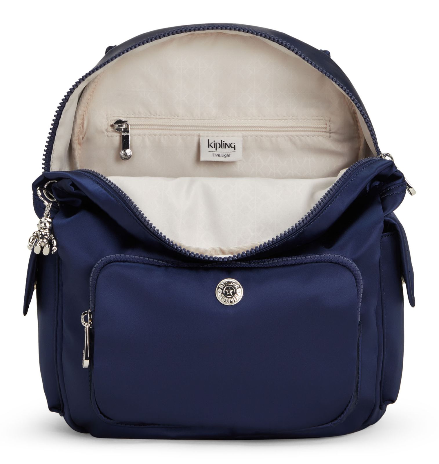 kipling City Pack S Small Backpack Cosmic Blue Buy bags, purses