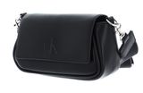 Calvin Klein CKJ Sleek EW Flap Convertible Shoulder Bag 20 Solid Black Calvin Klein CKJ Sleek EW Flap Convertible Shoulder Bag 20 Solid Black