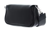 Calvin Klein CKJ Sleek EW Flap Convertible Shoulder Bag 20 Solid Black Calvin Klein CKJ Sleek EW Flap Convertible Shoulder Bag 20 Solid Black