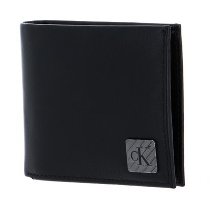 Calvin Klein CKJ Logo Hardware Bifold With Coin RFID Black