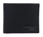 Calvin Klein CKJ Logo Plaque Bifold With Coin Black Calvin Klein CKJ Logo Plaque Bifold With Coin Black