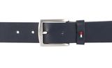 TOMMY HILFIGER Denton Leather Belt 3.5 W80 Space Blue TOMMY HILFIGER Denton Leather Belt 3.5 W80 Space Blue