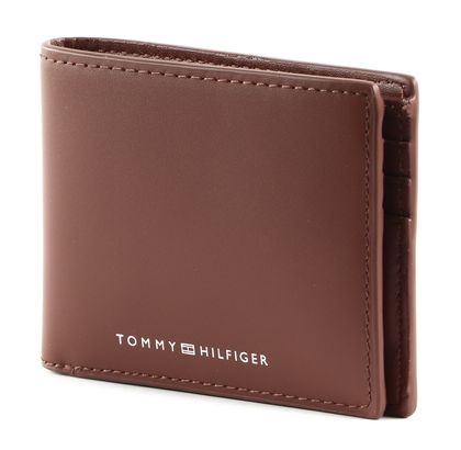 TOMMY HILFIGER TH Modern Leather Mini CC Wallet Tan