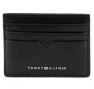 TOMMY HILFIGER TH Modern Leather CC Holder Black TOMMY HILFIGER TH Modern Leather CC Holder Black