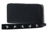 Calvin Klein CKJ Ultralight Zip Around Wallet W / Wristlet Black