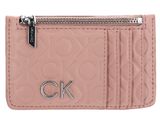 Calvin Klein Re - Lock Cardholder Zip EMB Mono Cafe Au Lait