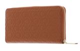 Calvin Klein CK Must Zip Around Wallet Embossed L Cognac Calvin Klein CK Must Zip Around Wallet Embossed L Cognac