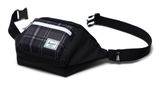 Herschel Seventeen Hip Pack Black / Grayscale Plaid Herschel Seventeen Hip Pack Black / Grayscale Plaid