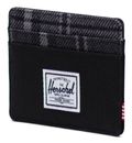 Herschel Charlie RFID Wallet Black / Grayscale Plaid Herschel Charlie RFID Wallet Black / Grayscale Plaid