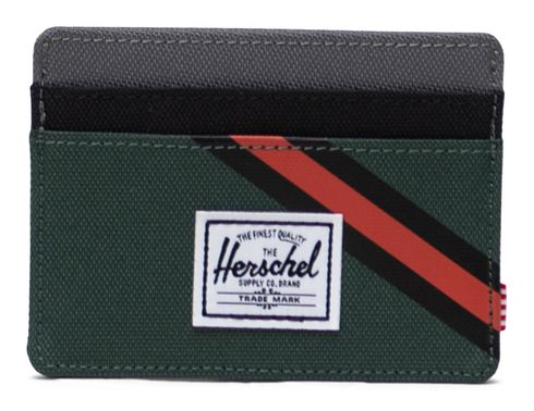 Herschel Charlie RFID Wallet Garden Topiary / Black / Gargoyle / Chili