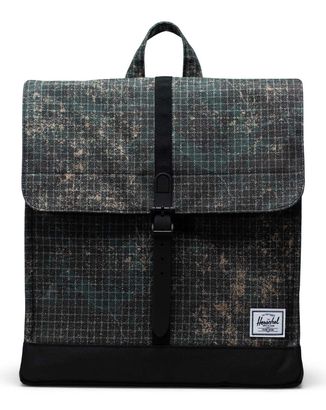 Herschel City Mid-Volume Backpack Forest Grid