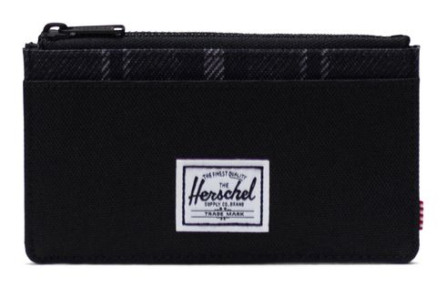 Herschel Oscar II RFID Wallet Black / Grayscale Plaid