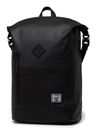 Herschel Roll Top Backpack Black Herschel Roll Top Backpack Black
