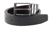 TOMMY HILFIGER Layton Reversible Belt W85 Black / Testa Di Moro TOMMY HILFIGER Layton Reversible Belt W85 Black / Testa Di Moro