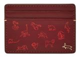 FOSSIL Steven Card Case Red Velvet