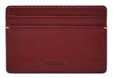 FOSSIL Steven Card Case Red Velvet