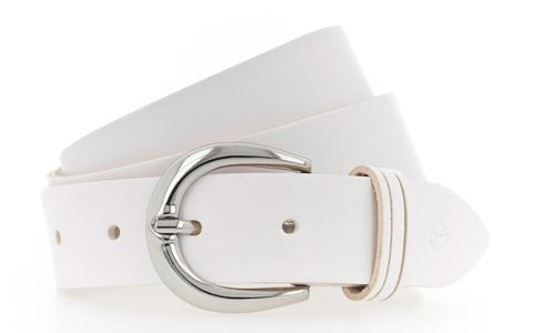 Tamaris Leather Belt W75 White