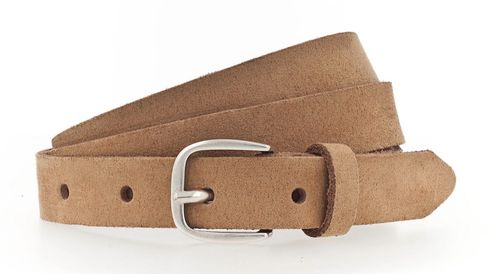 Tamaris Slim Velours Belt W110 Cognac