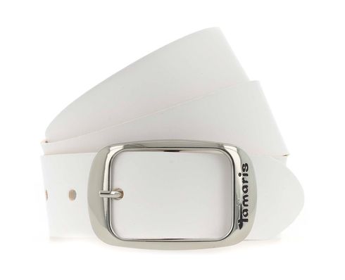 Tamaris Leather Belt W115 White