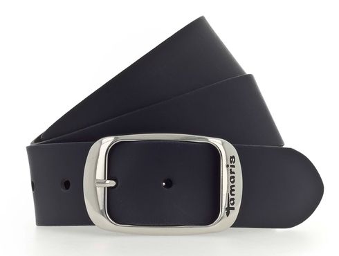 Tamaris Leather Belt W80 Night Blue