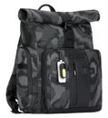 PIQUADRO Brief2 Roll-Up Modular Backpack Camouflage Nero PIQUADRO Brief2 Roll-Up Modular Backpack Camouflage Nero
