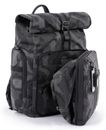 PIQUADRO Brief2 Roll-Up Modular Backpack Camouflage Nero PIQUADRO Brief2 Roll-Up Modular Backpack Camouflage Nero