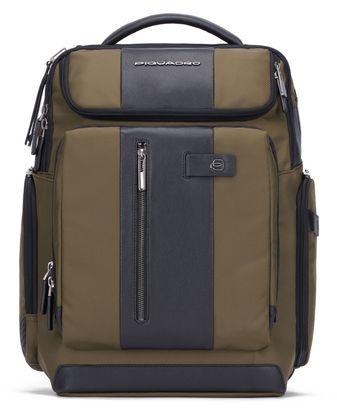 PIQUADRO Brief2 Computer Backpack Verde Militare