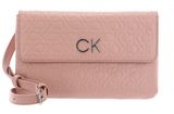 Calvin Klein Re-Lock Double Crossbody EMB Mono Cafe Au Lait