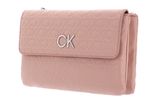 Calvin Klein Re-Lock Double Crossbody EMB Mono Cafe Au Lait