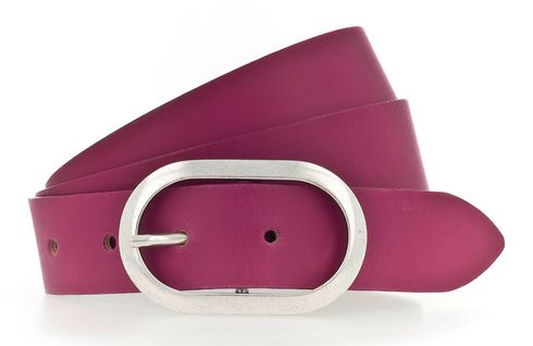 Vanzetti Classics 30mm Leather Belt W85 Fuchsia Pink