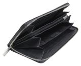 Esquire Deer Zip Around Wallet Black