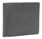 Esquire Logo Money Clip Wallet Black