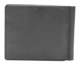 Esquire Logo Money Clip Wallet Black