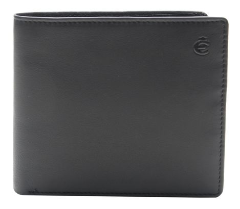 Esquire Logo Wiener Wallet Black