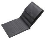 Esquire Logo Wiener Wallet Black