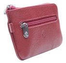 Esquire Deer Key Case with Zip Red