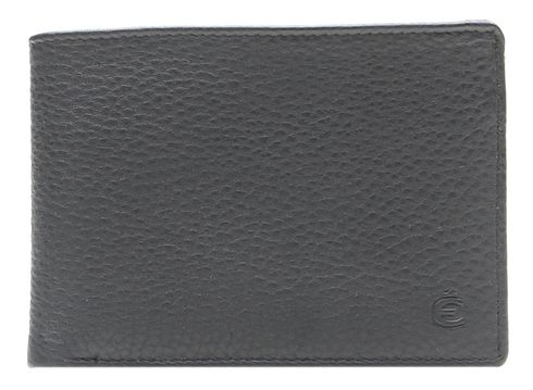 Esquire Deer Little Billfold Wallet Black