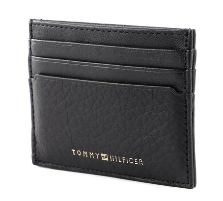 TOMMY HILFIGER TH Premium Leather CC Holder Black