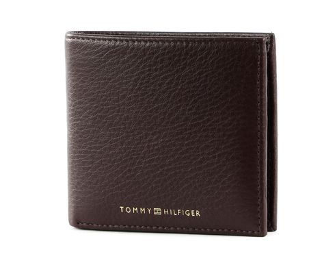 TOMMY HILFIGER TH Premium Leather CC and Coin Cognac