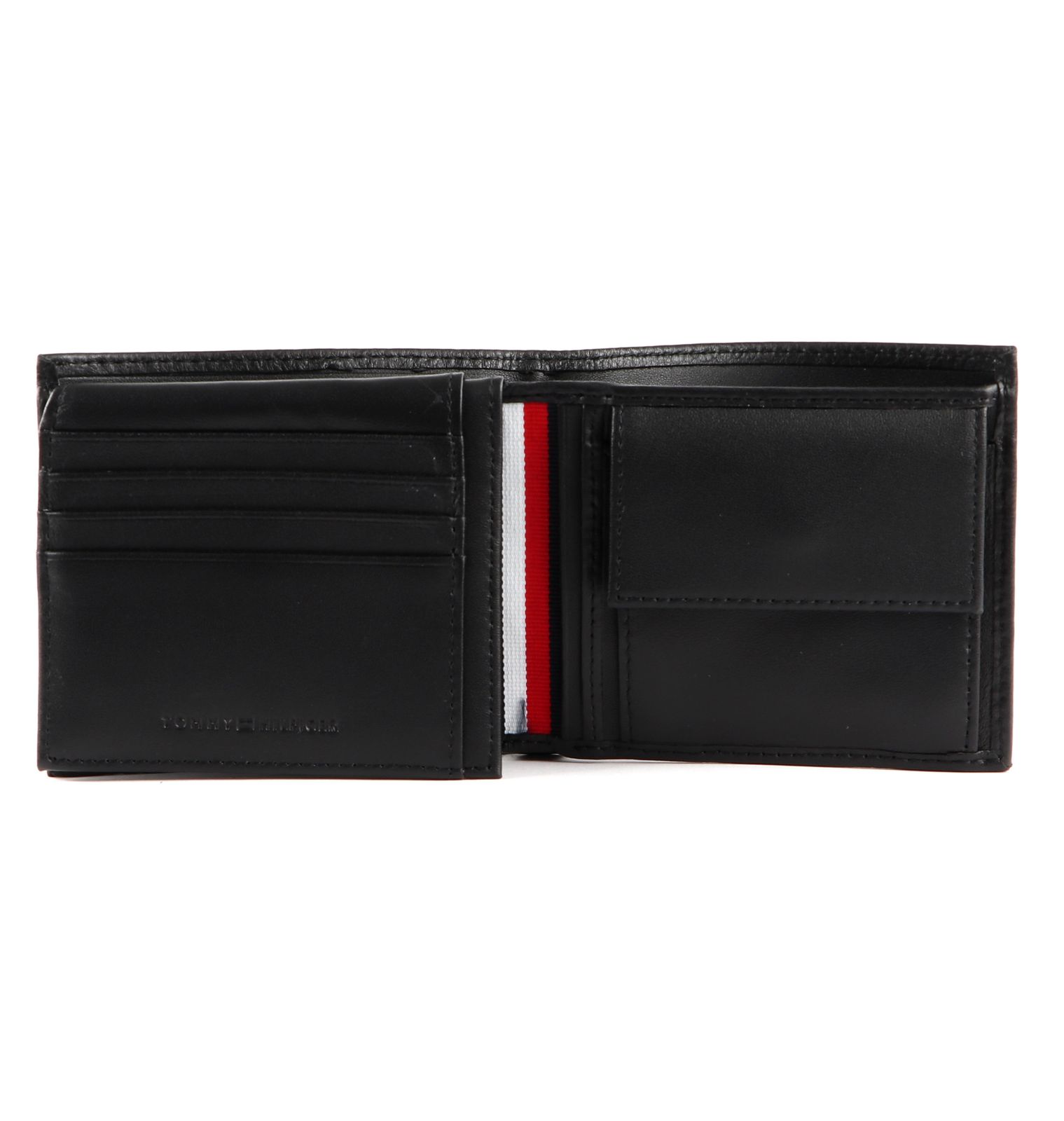 TOMMY HILFIGER purse TH Central CC Flap and Coin Black | Buy bags ...