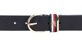 TOMMY HILFIGER TH Timeless Belt 3.5 Corporate W90 Space Blue TOMMY HILFIGER TH Timeless Belt 3.5 Corporate W90 Space Blue