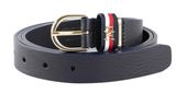TOMMY HILFIGER TH Timeless Belt 2.5 Corporate W130 Space Blue TOMMY HILFIGER TH Timeless Belt 2.5 Corporate W130 Space Blue