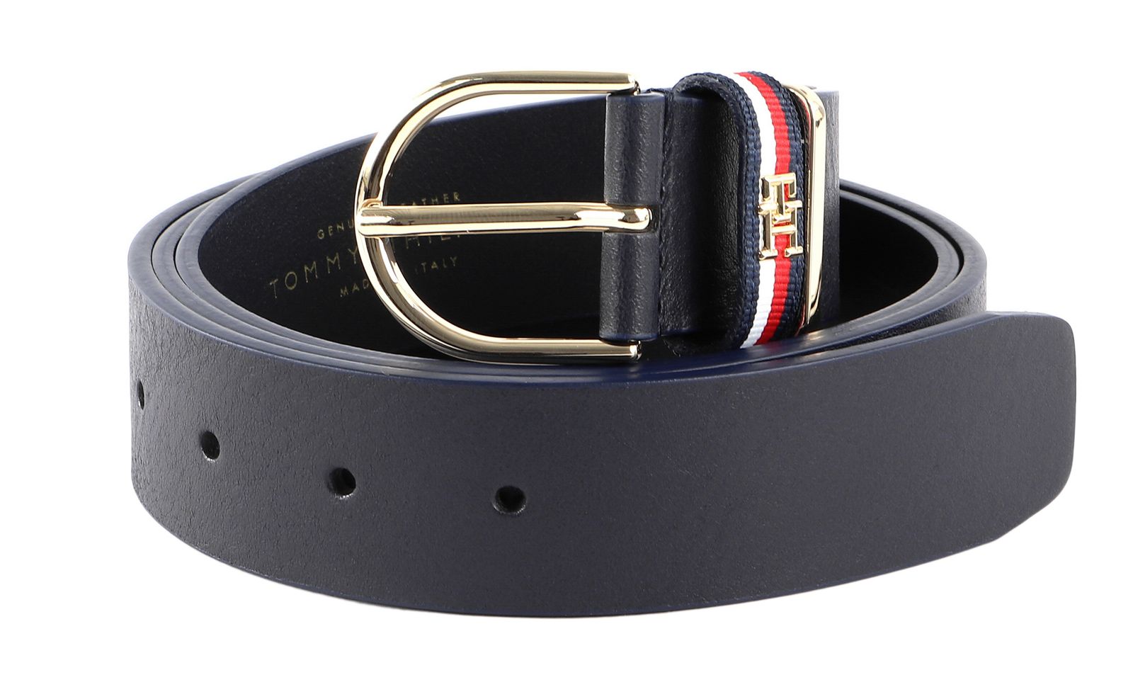 TOMMY HILFIGER TH Timeless Belt 3.5 Corporate W100 Space Blue 