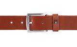 TOMMY HILFIGER Denton Leather Belt 3.5 W80 Cognac