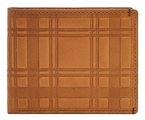 FOSSIL Bronson Emboss Bifold Wallet Camel