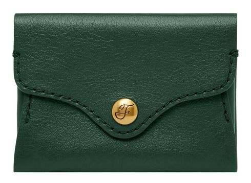 FOSSIL Heritage Card Case Pine Green