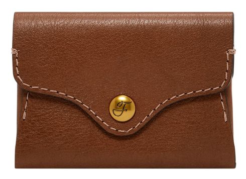 FOSSIL Heritage Card Case Brown