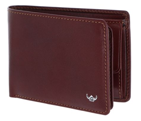 Golden Head Colorado RFID Petite Billfold Coin Wallet Tabacco