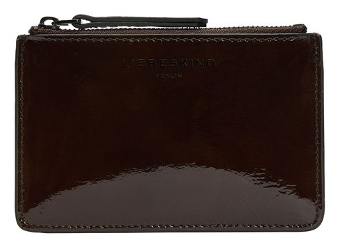 LIEBESKIND BERLIN Paper Bag Naplack Star Card Holder Chocolate Plum