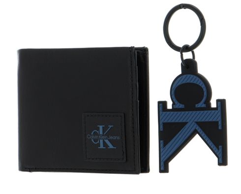 Calvin Klein CKJ SLG Giftpack Bifold W / Coin + Rubber Keyfob Black